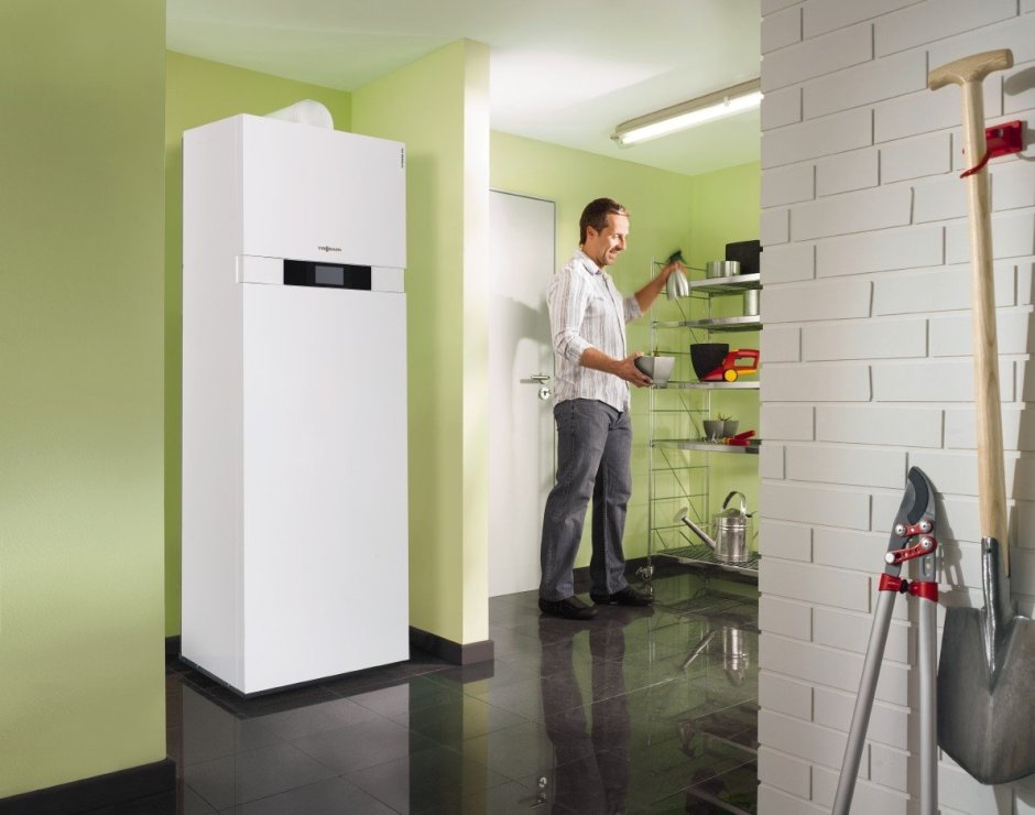 Viessmann напольный газовый котел двухконтурный