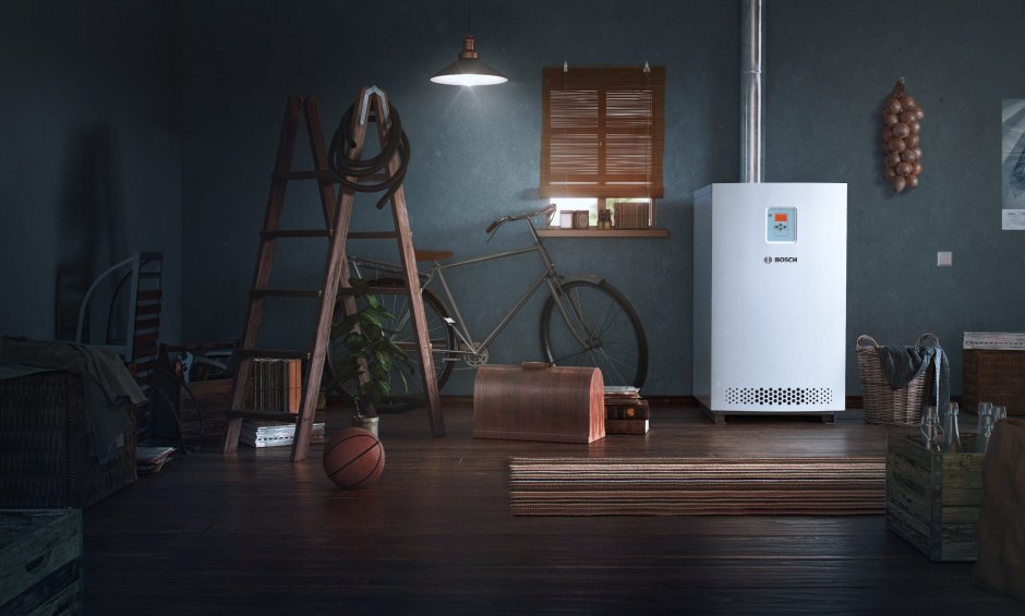 Напольный котел Bosch
