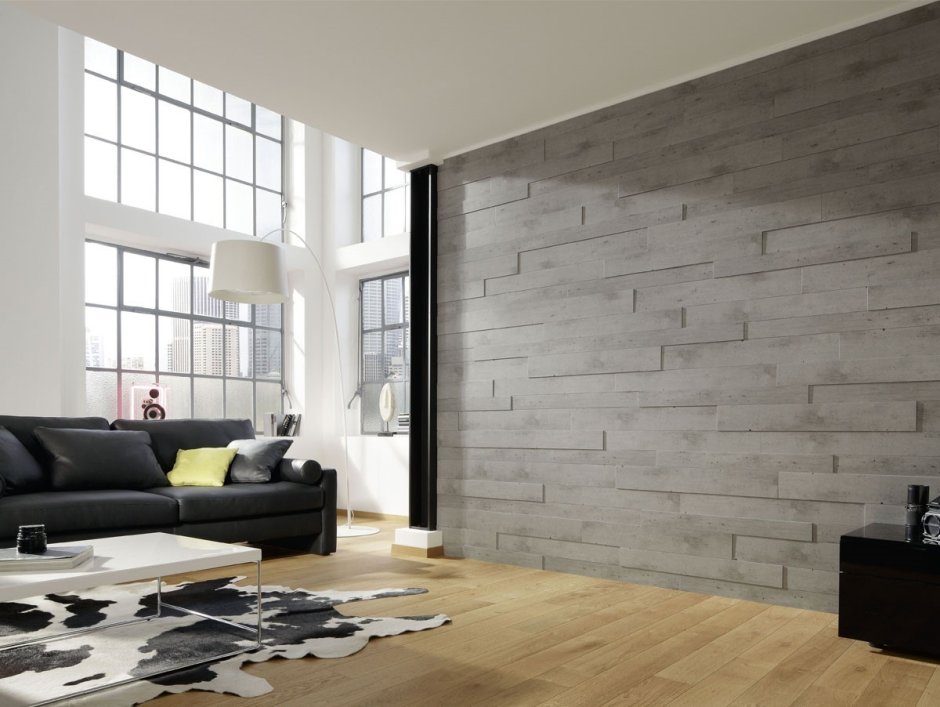 Панель МДФ Interior 3d дуб стоунвуд, 1.3 м²