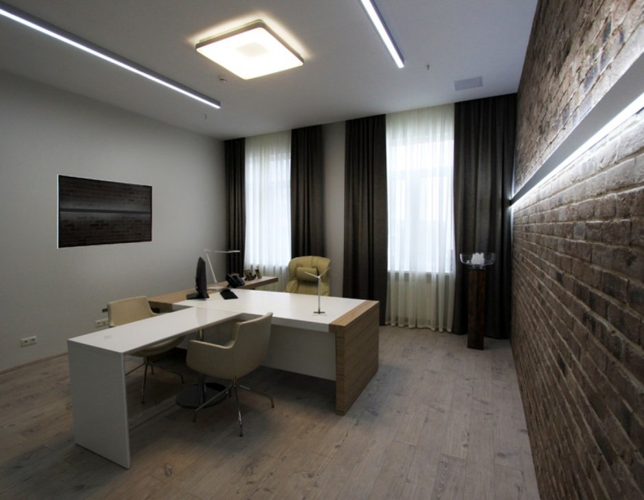 Кабинет лофт 20м2