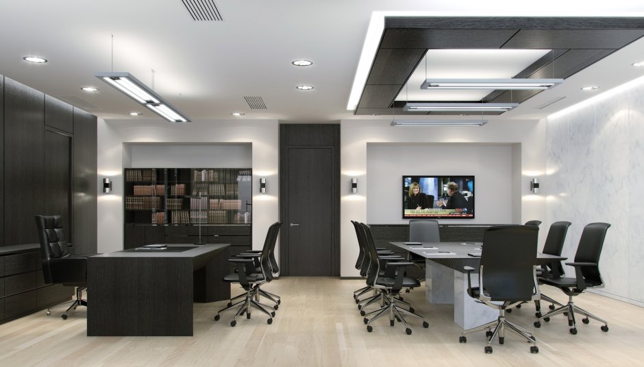 Современный офис интерьер