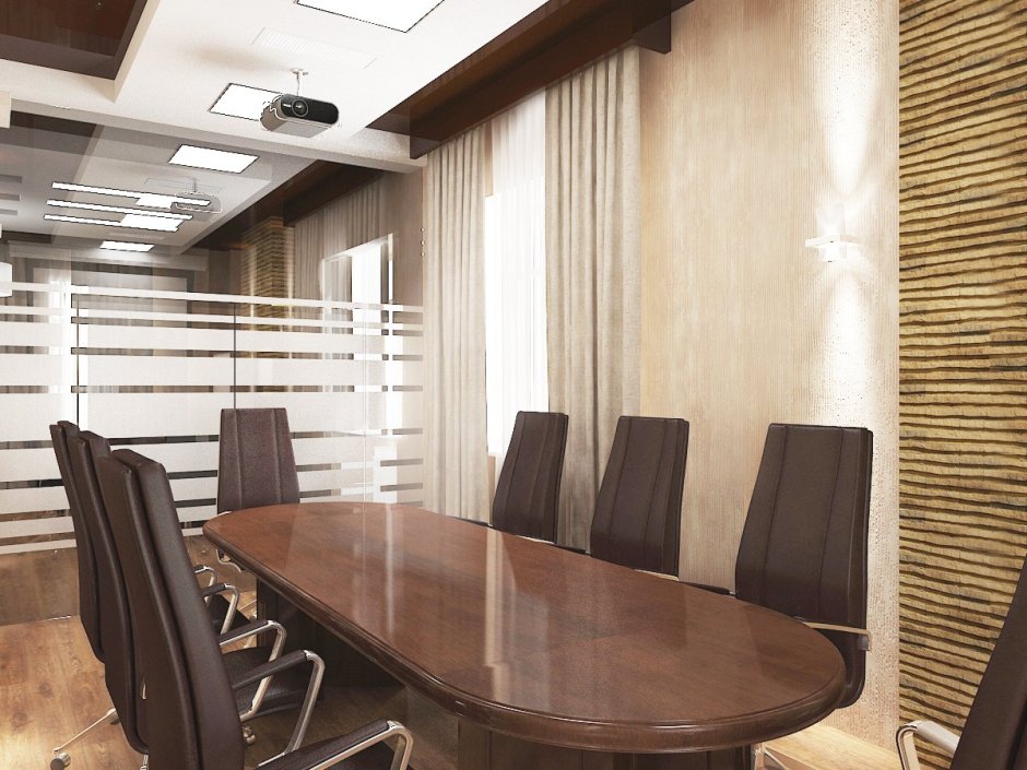 Отделка стен в офисе