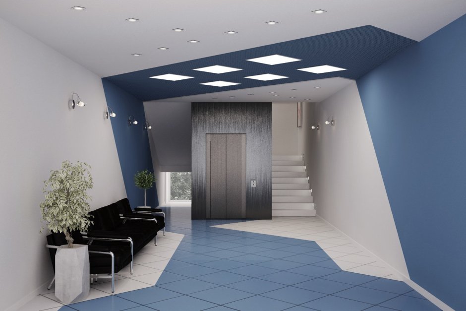 Интерьер холла офиса