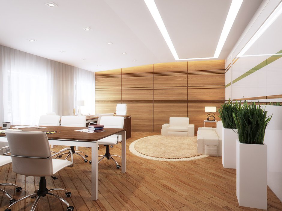 Современный офис интерьер