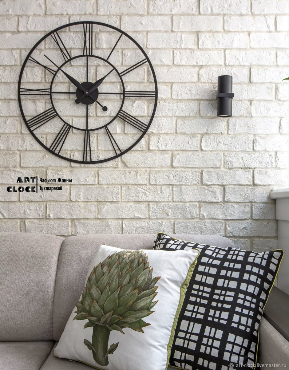 Настенные часы Jannet-Clock "лофт", 50 см