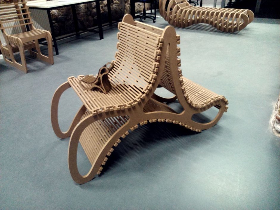 Мебель из фанеры CNC