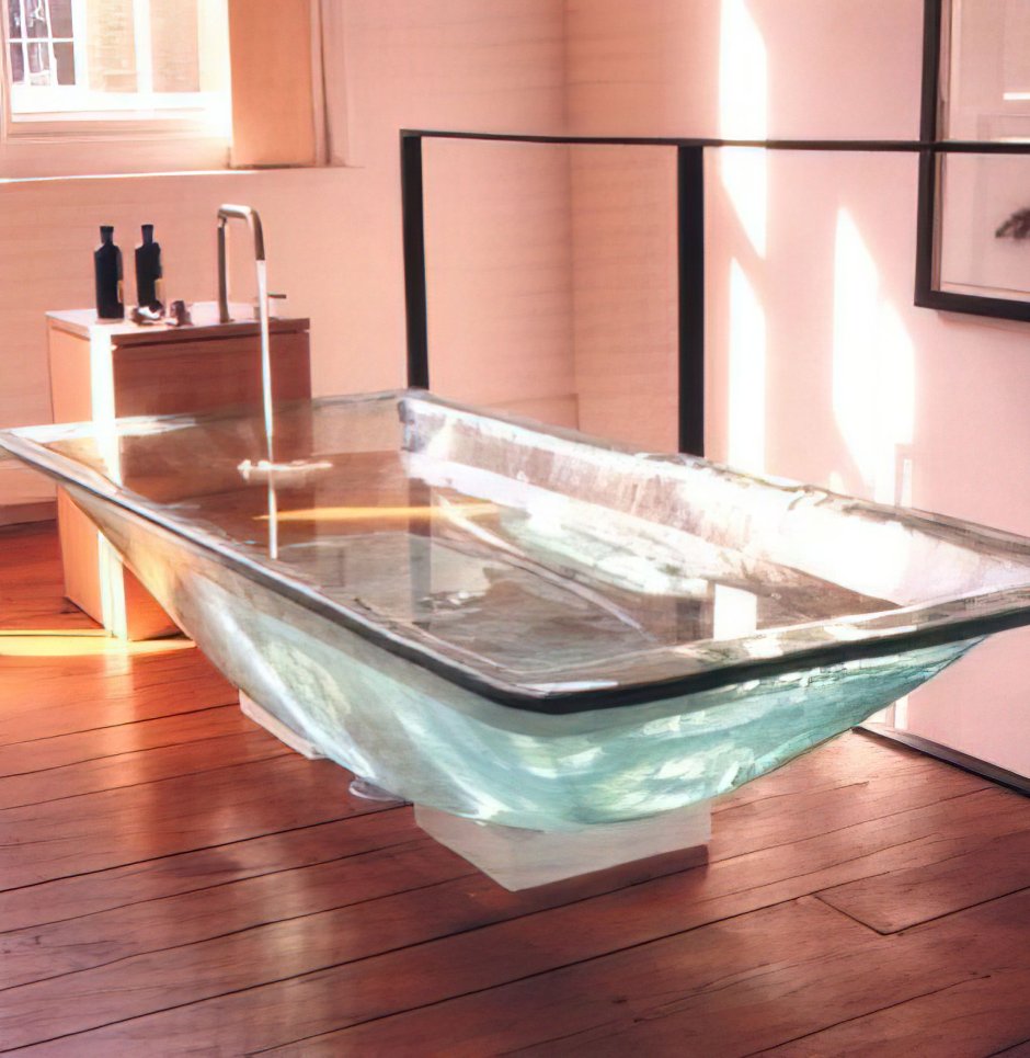 Ванна Glass Clessidra акрил