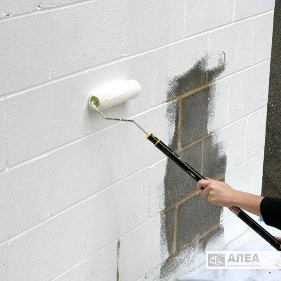 Покраска газобетона