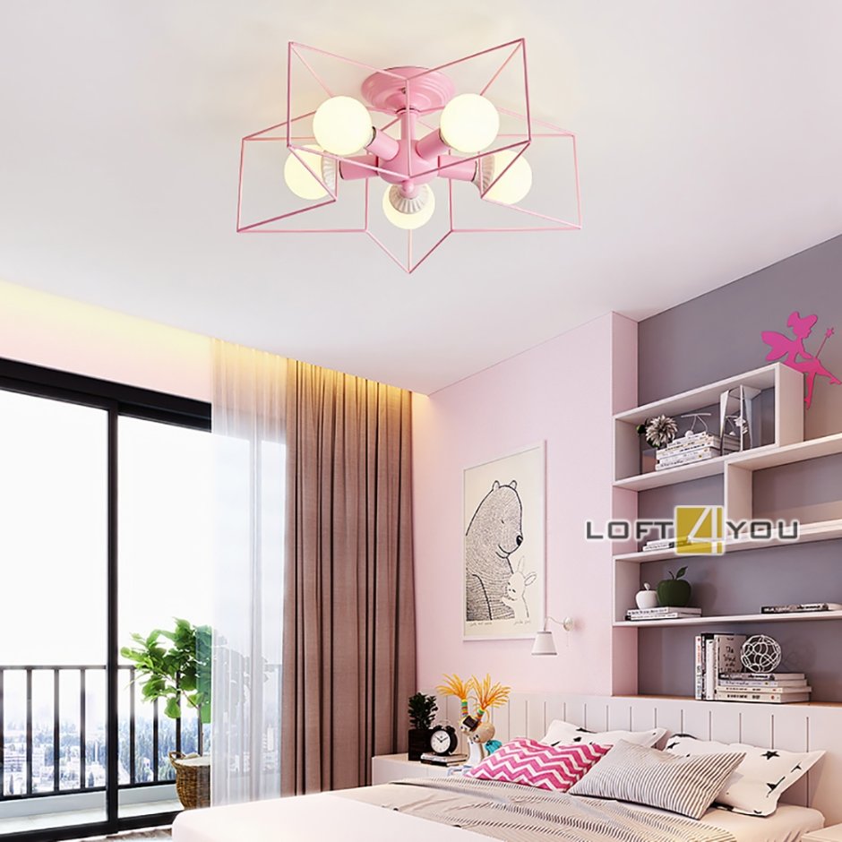 Потолочная люстра Asteri Pink