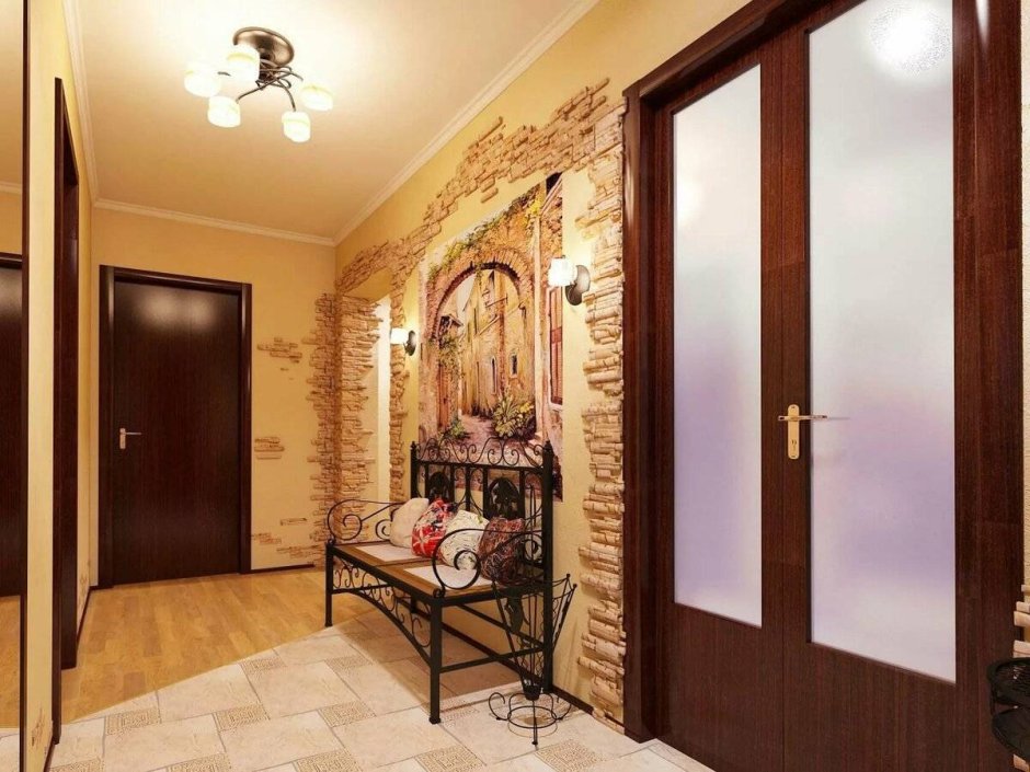 Красивый интерьер коридора