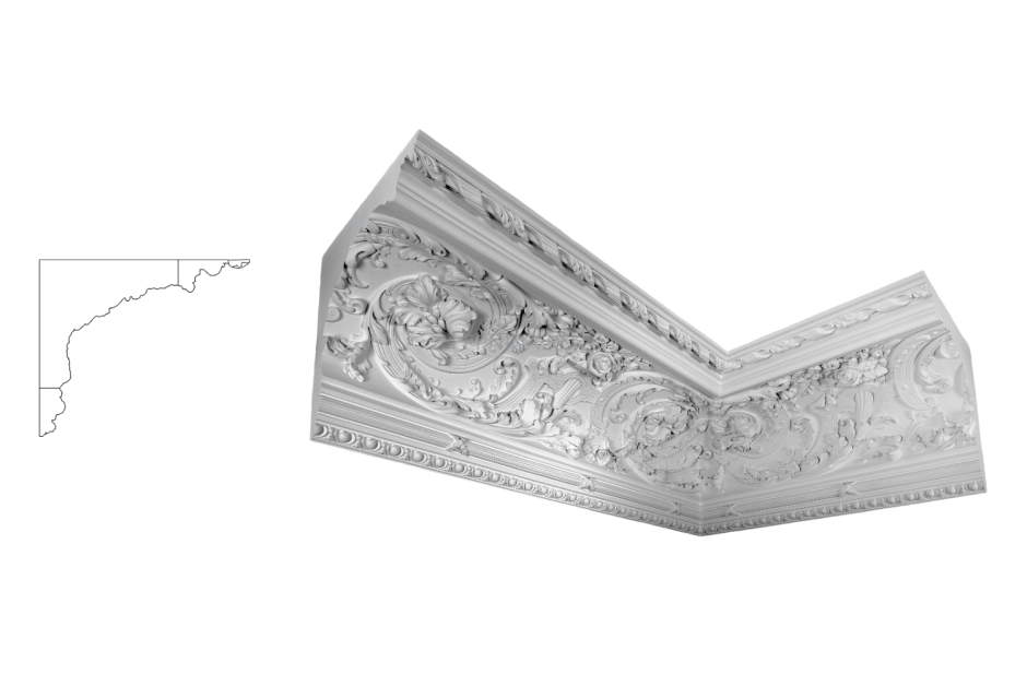 Гипсовый карниз МС 119