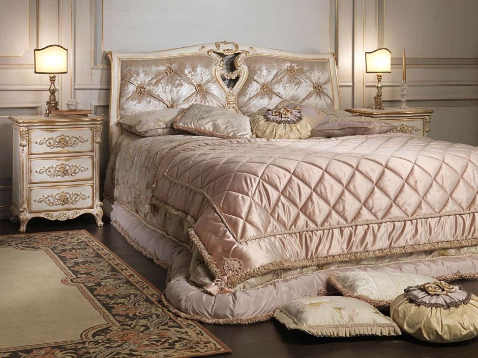 Кровать классическая Людовик 16