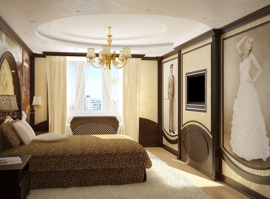 Спальня в итальянском стиле в квартире