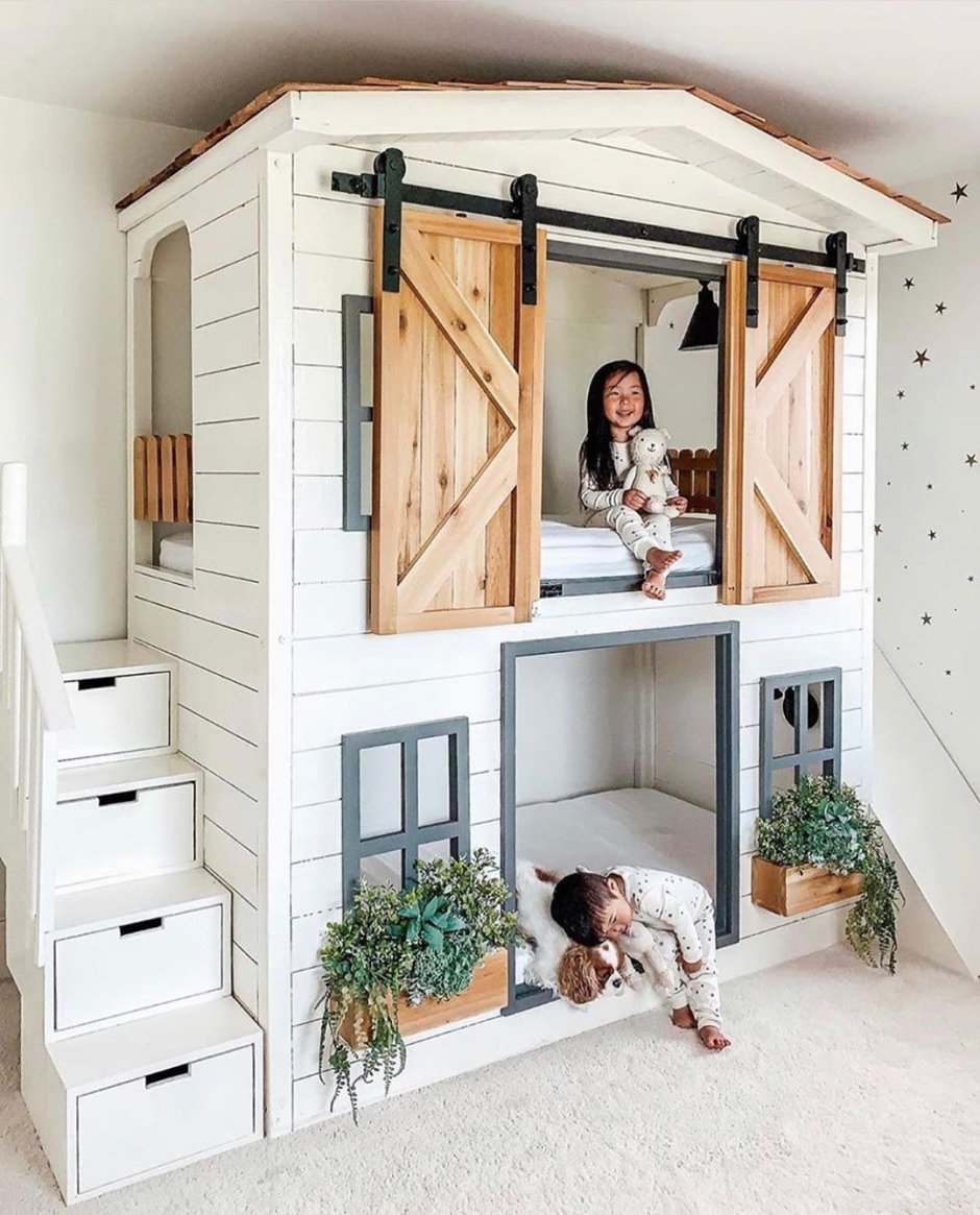 Кровать домик Scandi Nest