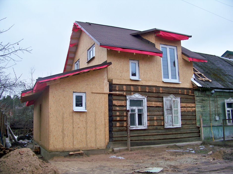 Пристройка к старому дому