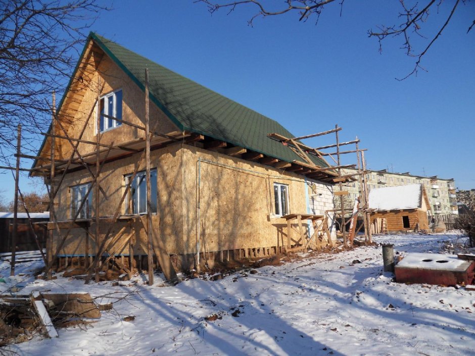 Перестройка старого деревянного дома