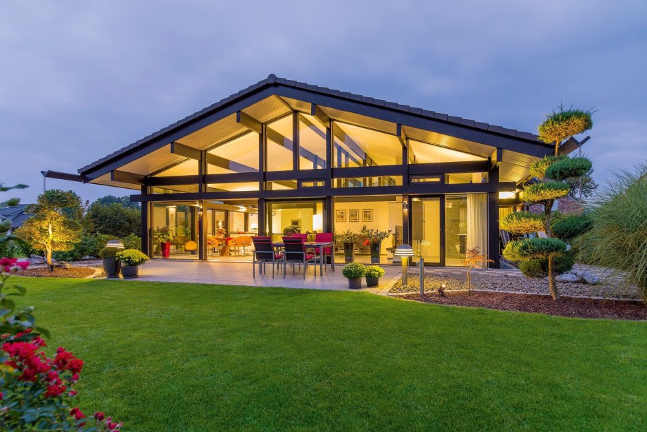 Фахверк HUF haus одноэтажный