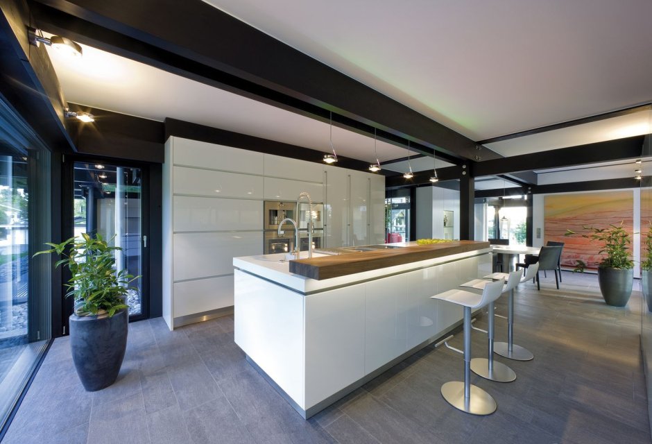 Дизайнерский дом фахверк HUF House