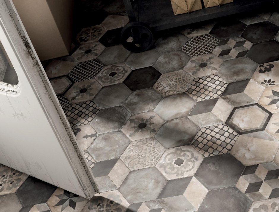 Terra керамогранит Mix Decori Esagono 25.21