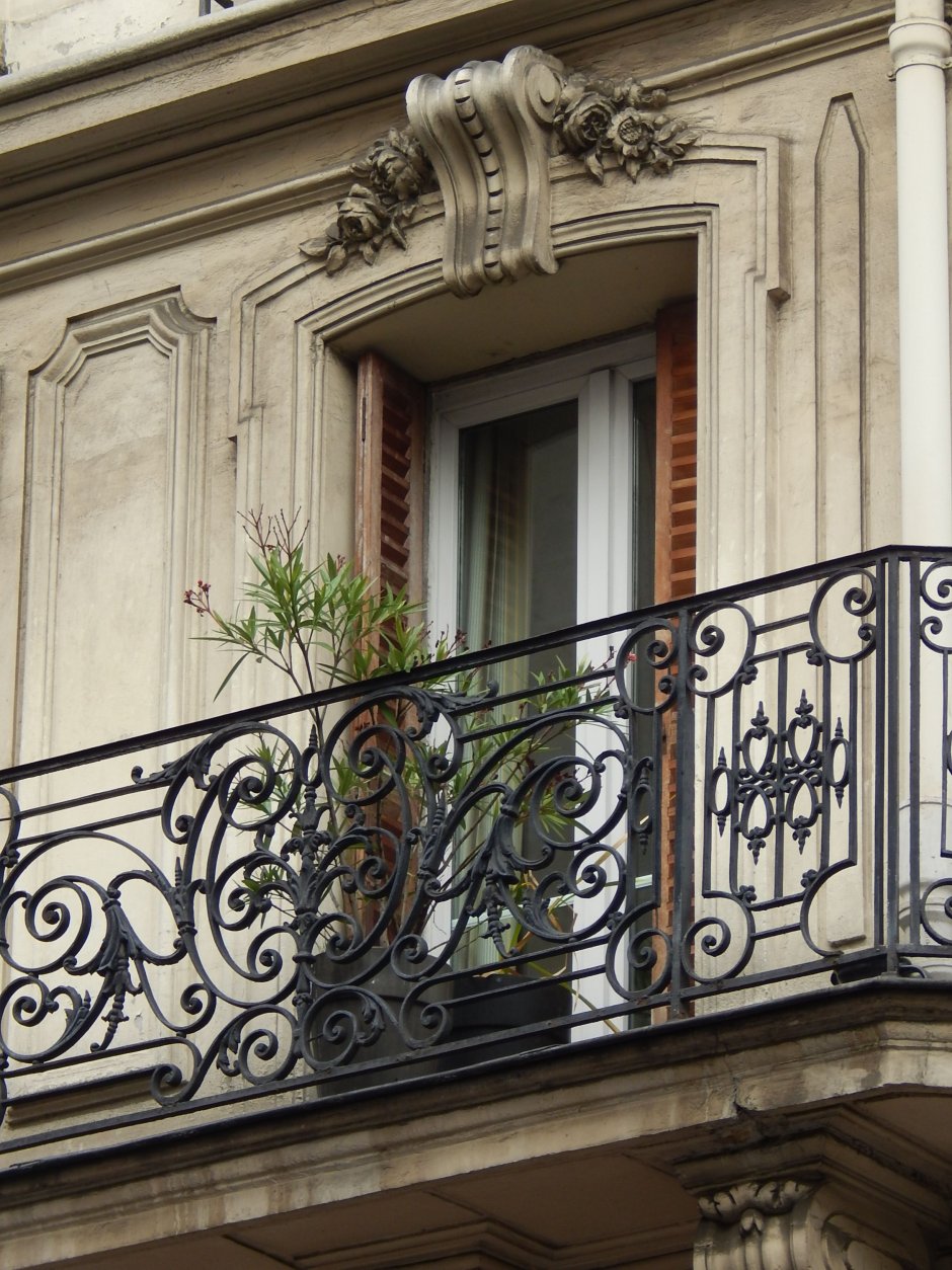 Французский балкон кованый