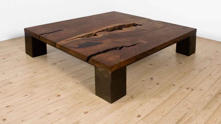 Журнальный столик прямоугольный деревянный