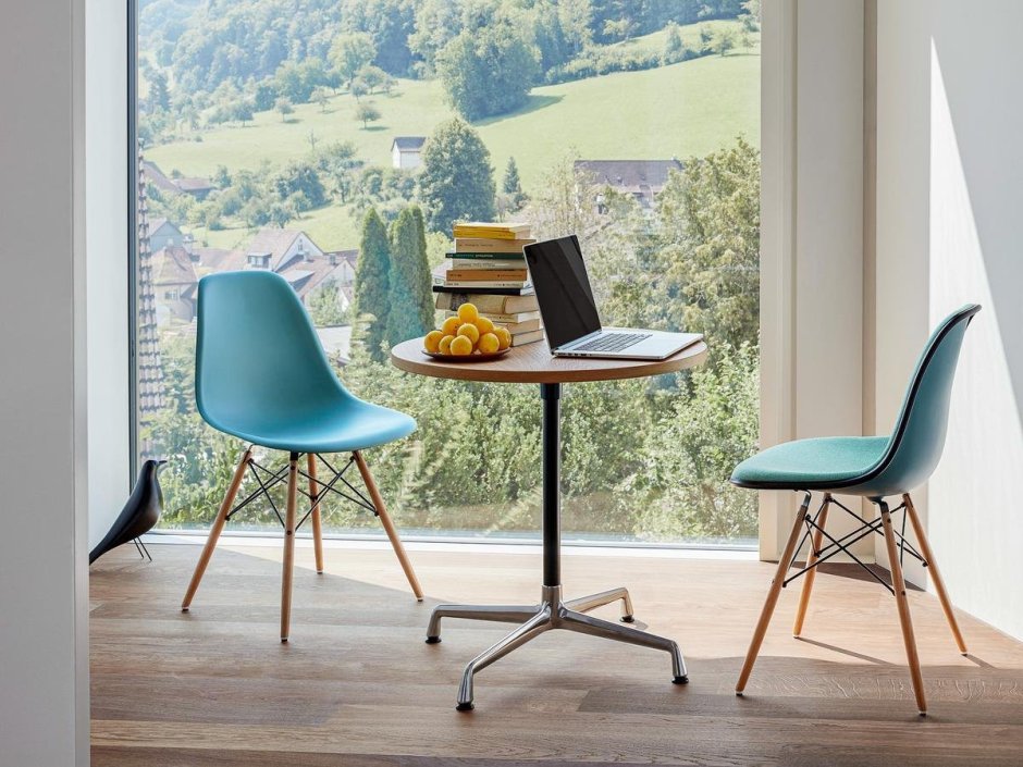 Стул Eames DSW барный белый