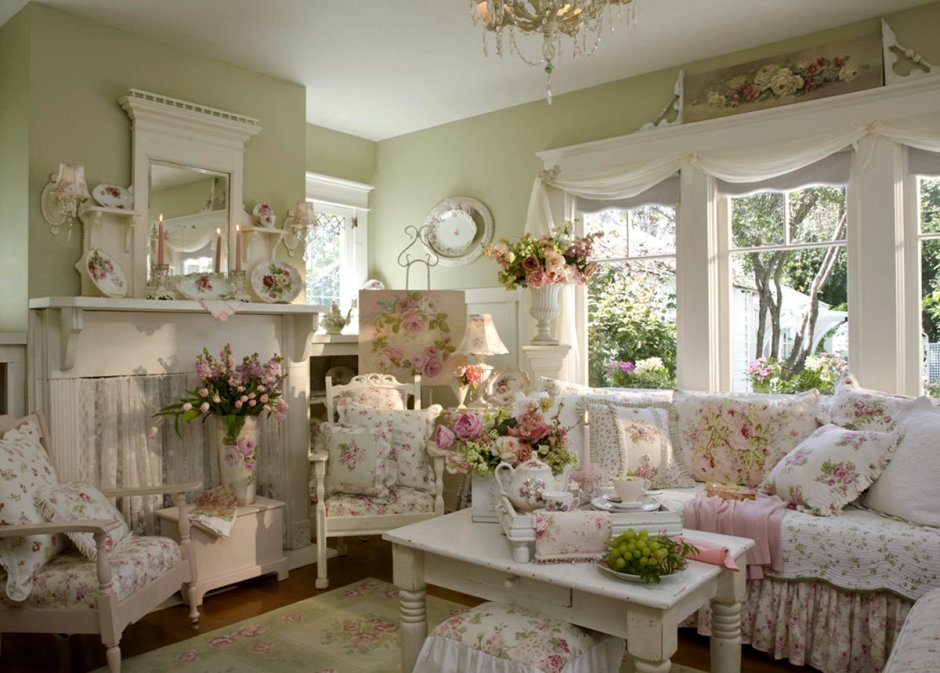 Shabby Chic стиль в интерьере