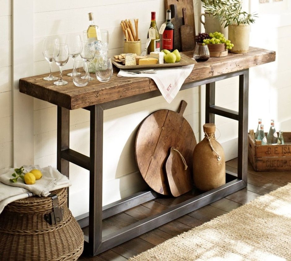 Pottery Barn стол журнальный