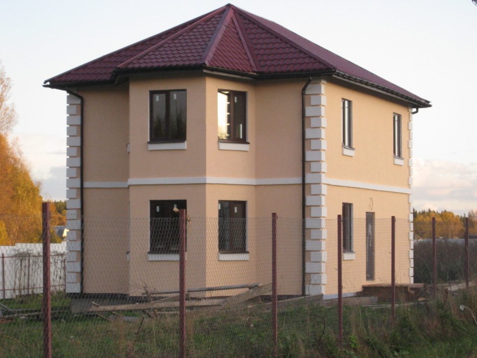 Красивые фасады домов короед