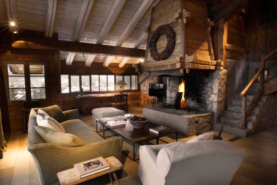 Отель le Chalet Zannier интерьер