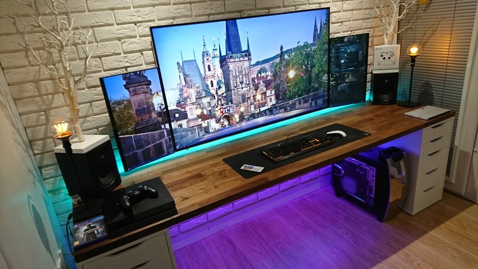 Игровой сетап геймера икеа