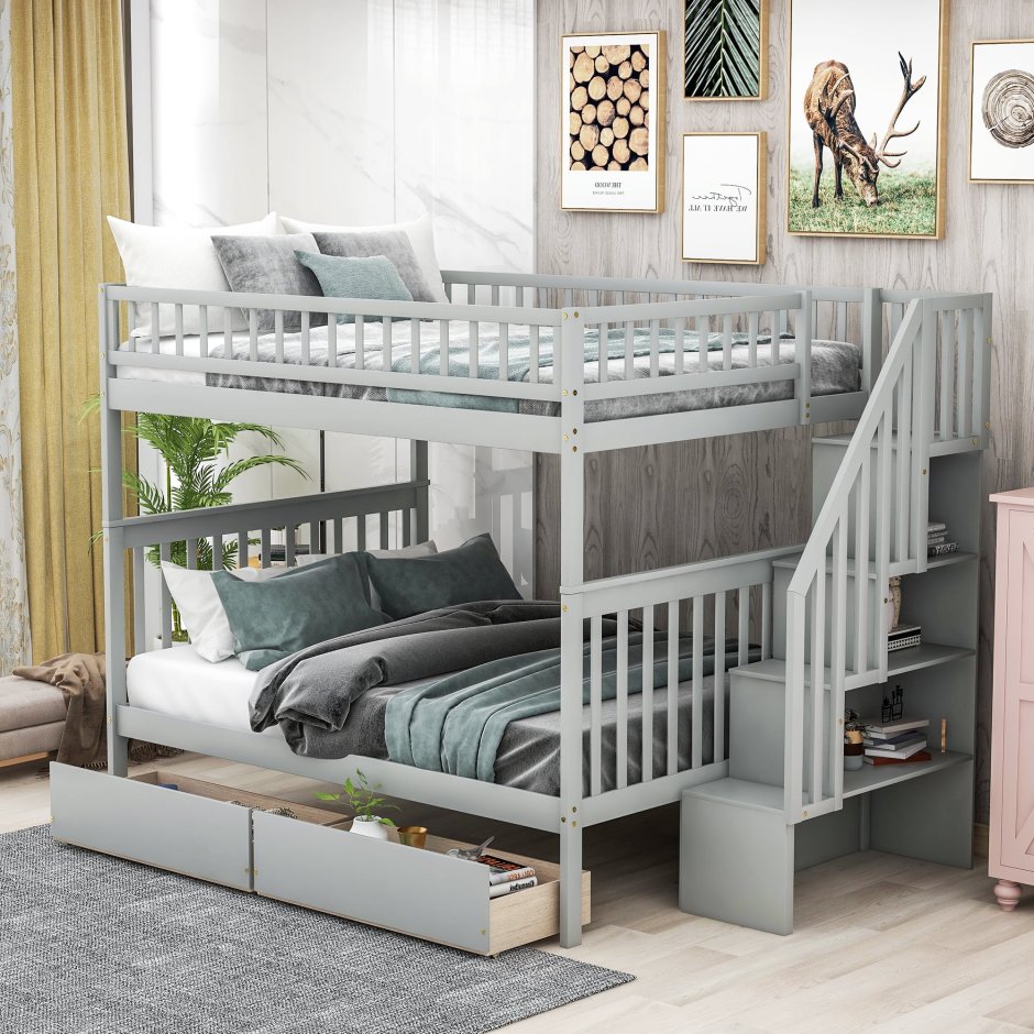 Cute Bunk Bed with leader
