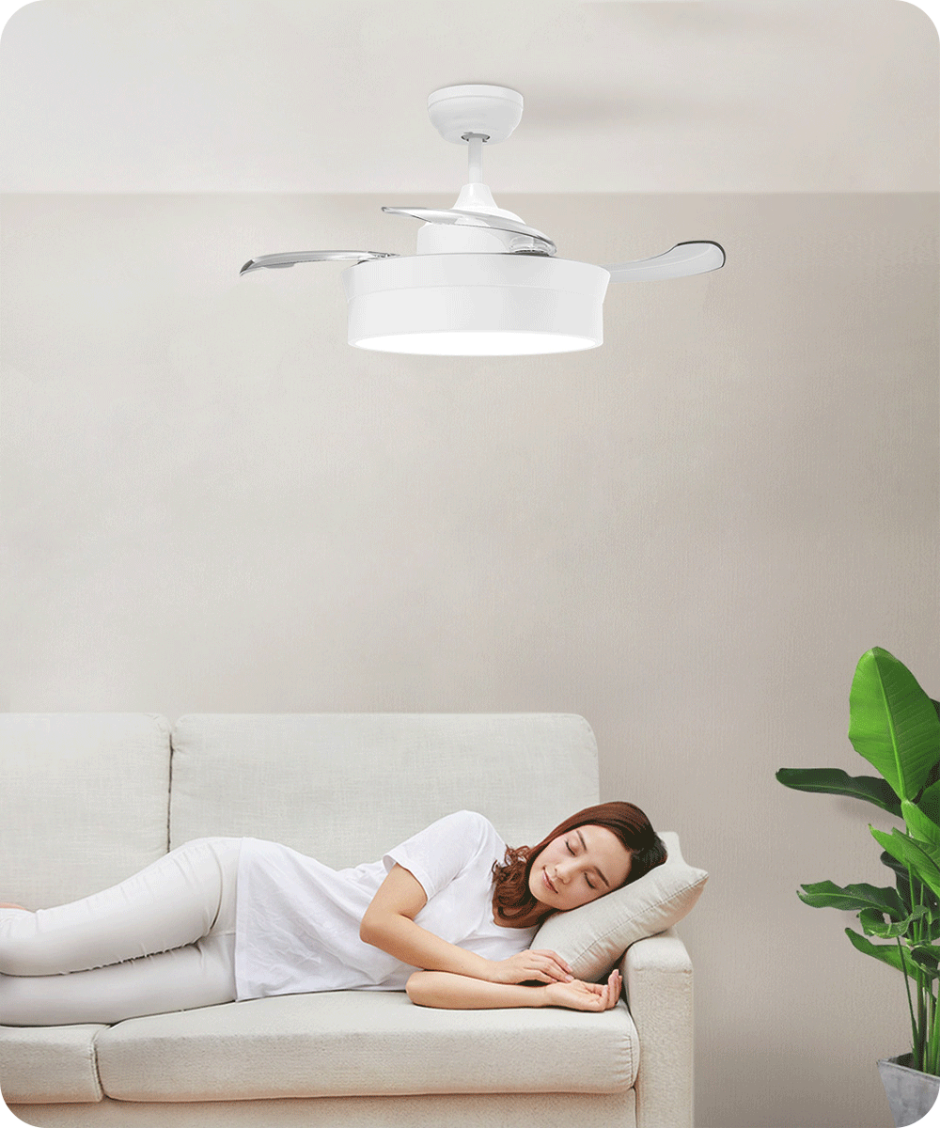 Потолочный светильник с вентилятором Xiaomi Yeelight Fan Light Chandelier White ylfd02yl