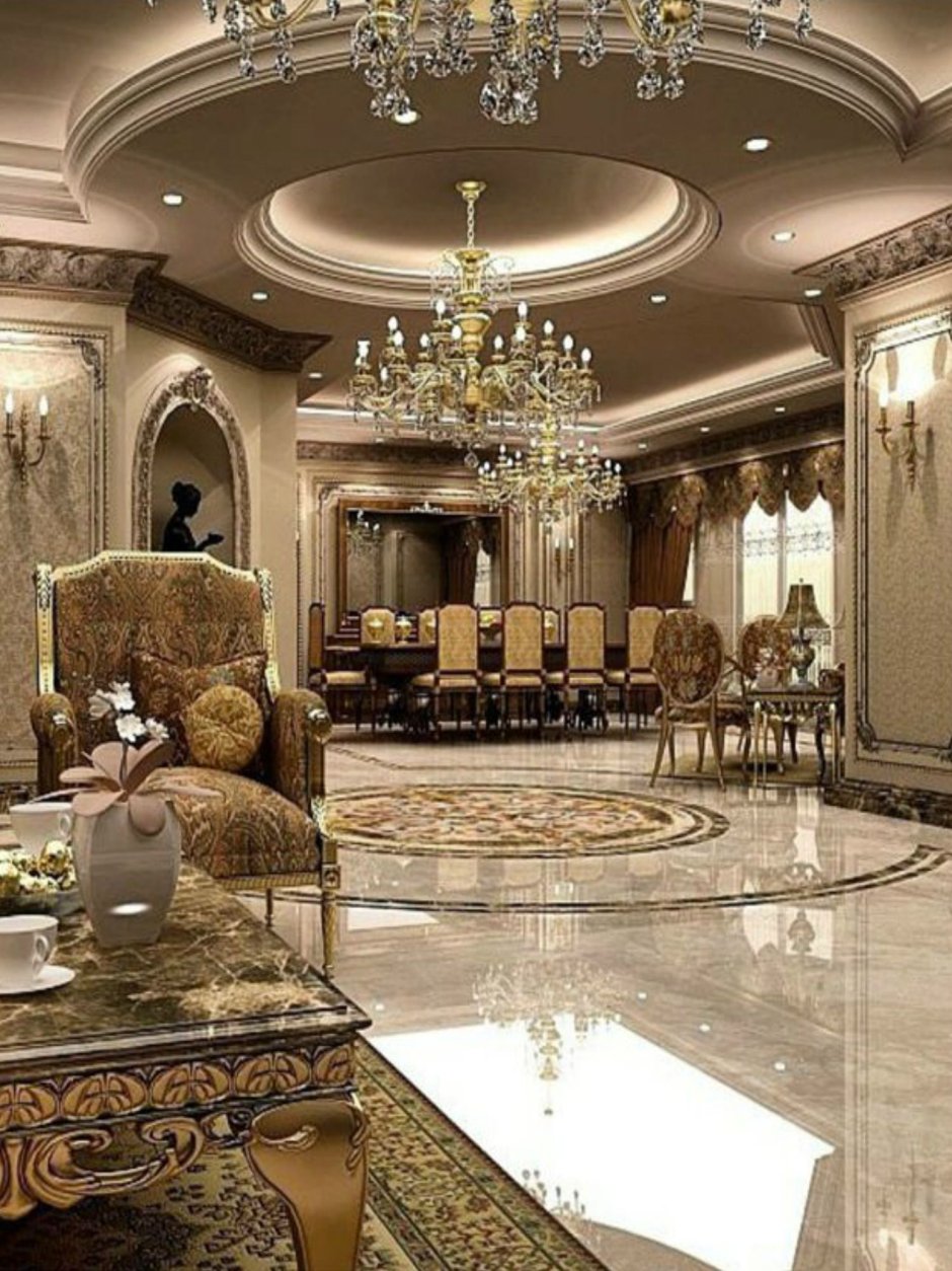 Luxury Mansion Interior гостиная