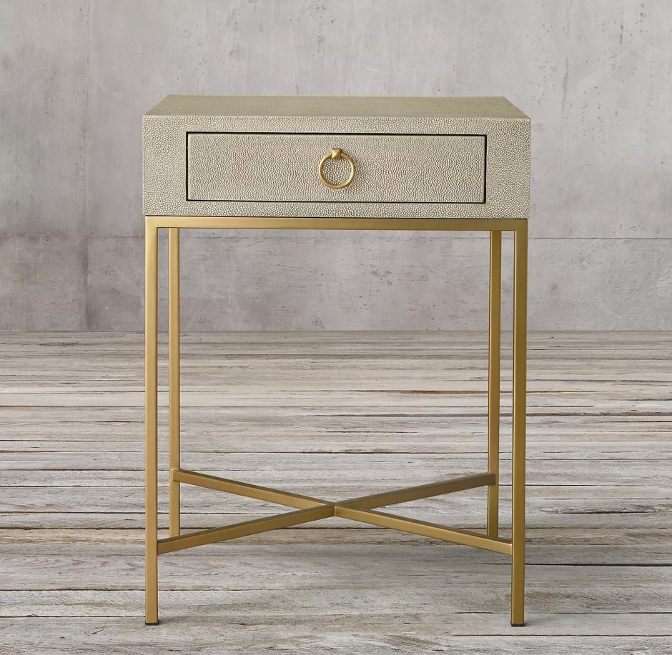 Graydon Shagreen 24" Nightstand