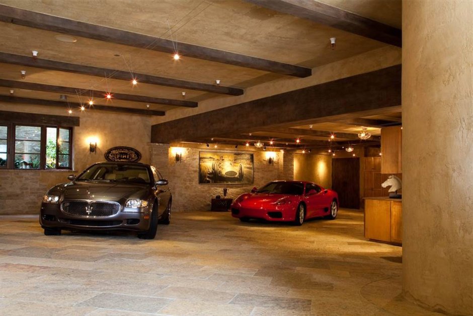Красивые гаражи для автомобилей