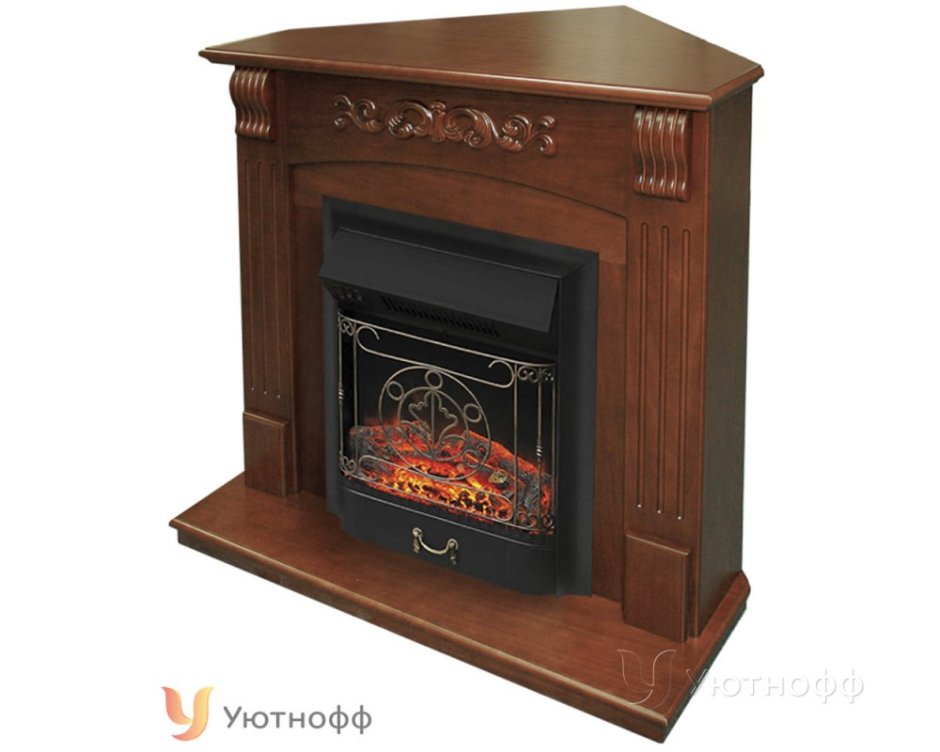 Электрический камин Royal Flame Sorrento Corner + Majestic br орех