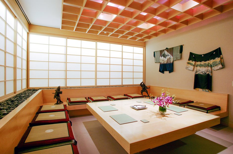 Потолок в японском стиле