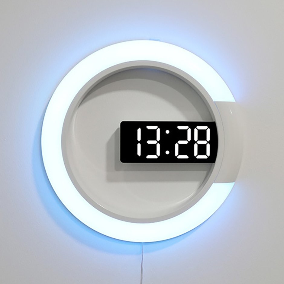 SL-346 3d светодиодные настенные часы