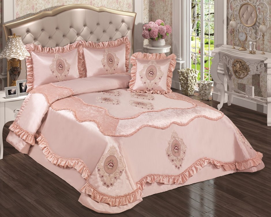 Комплект с покрывалом Karna Rozalinda 260x270 см