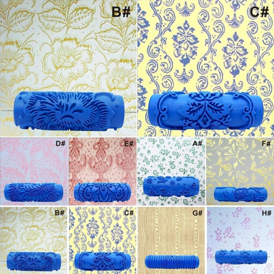 Узорные валики для покраски