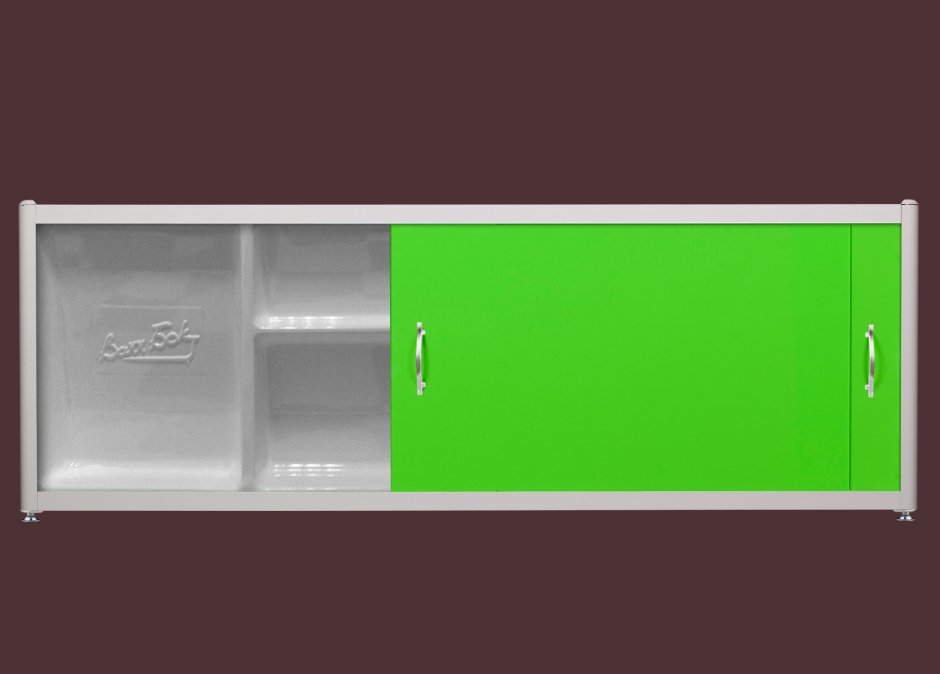 Экран под ванну зеленый 160 см