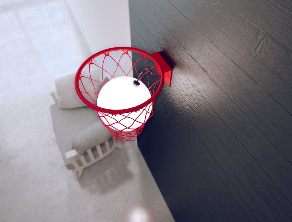 Баскетбольное кольцо в интерьере