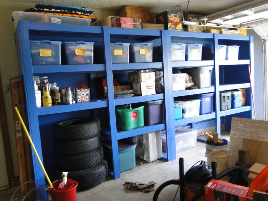 Организация хранения в гараже