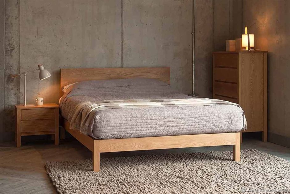 Деревянная кровать Сканди