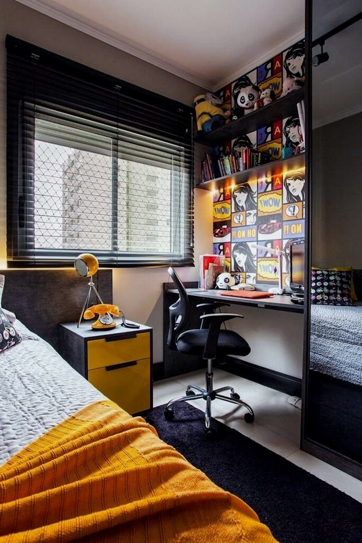 Дизайн комнат для мальчиков подростков (68 фото)