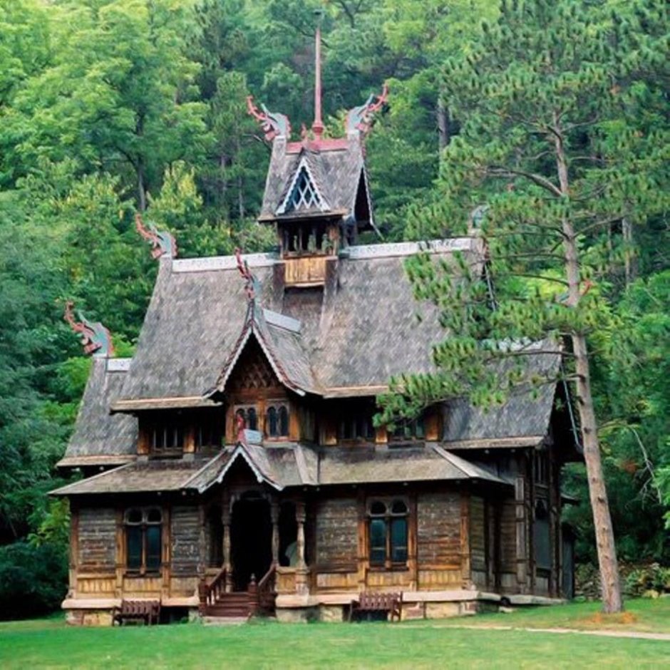 Дом в стиле викингов (54 фото)