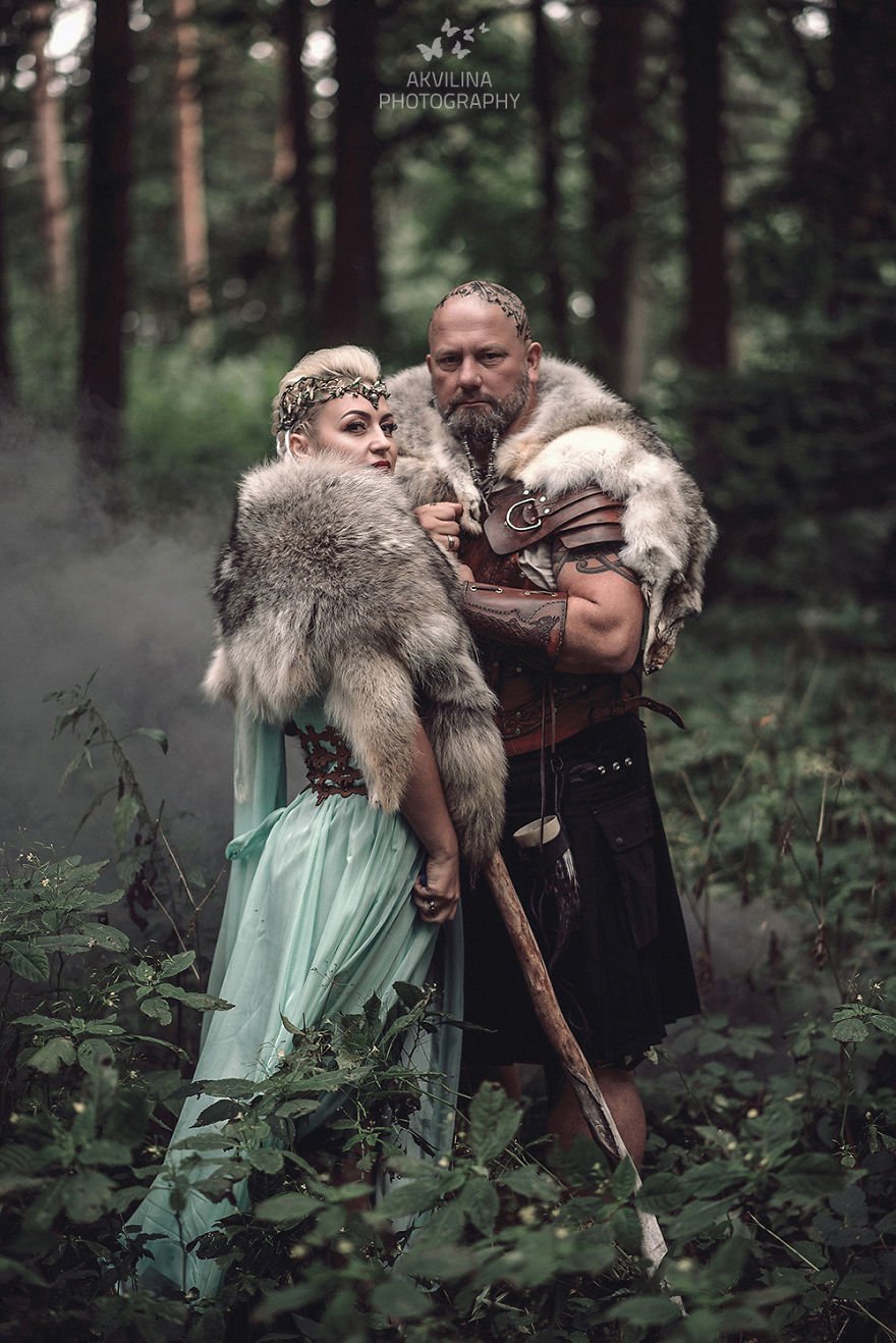 Свадьба в стиле викингов (57 фото)