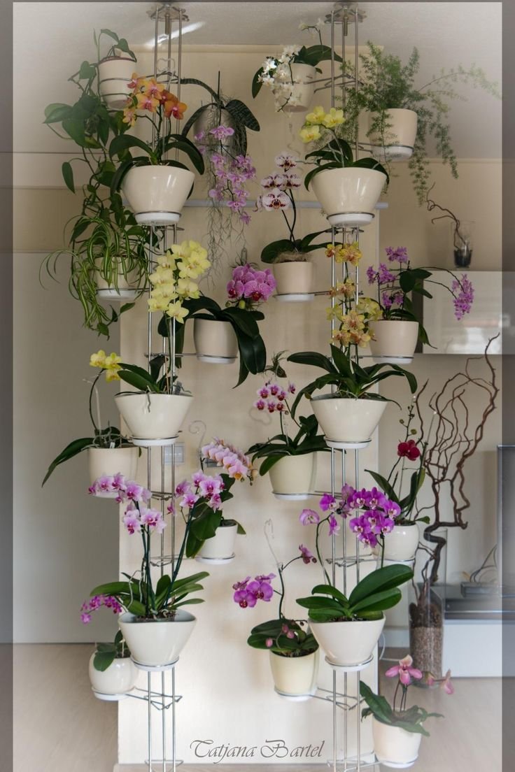 Цветочные полки для орхидей