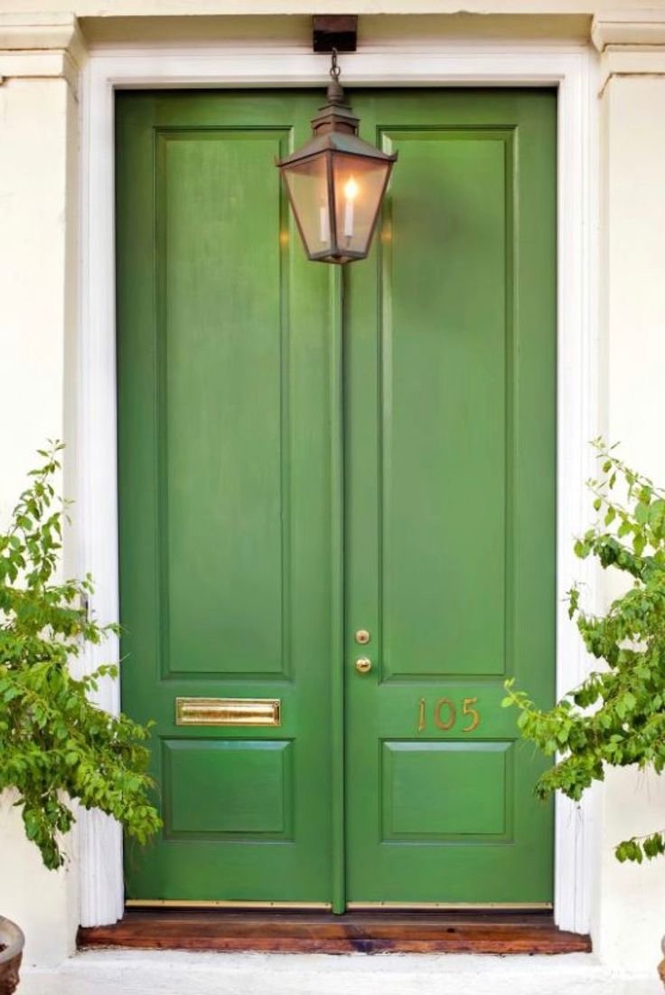Зеленые межкомнатные двери
